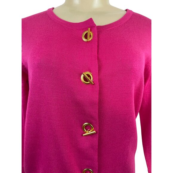 Premise Studio Womens Sourwatermel Pink Knit Cardigan Sweater Sz S - New - Picture 4 of 8